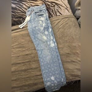 Mens Purple Jeans ( Size 36 )